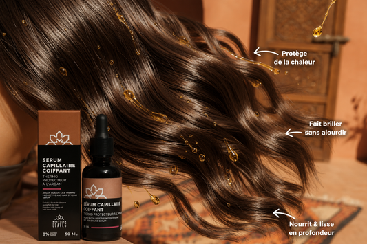 SERUM CAPILLAIRE COIFFANT / THERMO PROTECTEUR  À L'ARGAN 50 ML