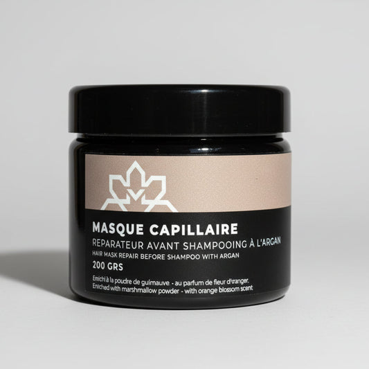 MASQUE CAPILLAIRE REPARATEUR AVANT SHAMPOOING À L'ARGAN 200 grs